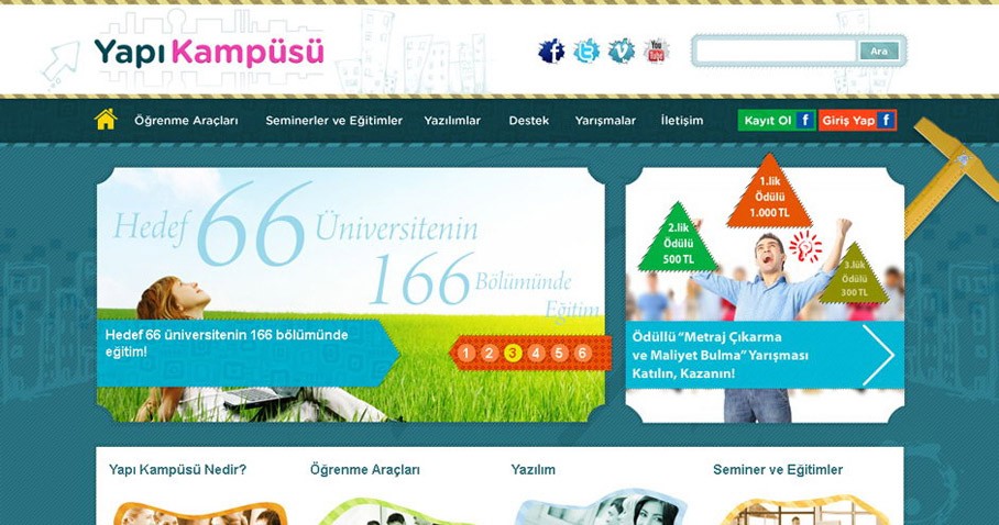 Yapı Kampüsü Web Sitesi BP