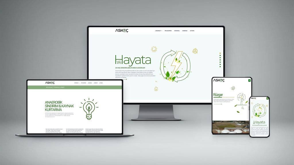 Askoç Enerji Web Sitesi Tasarımı Features Image