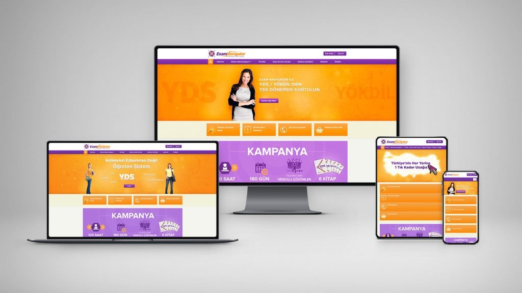 Examnavigator Responsive Web Sitesi Tasarımı Features Image