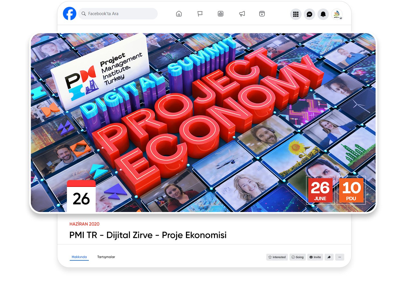 Facebook Etkinliği Kapak Tasarımı