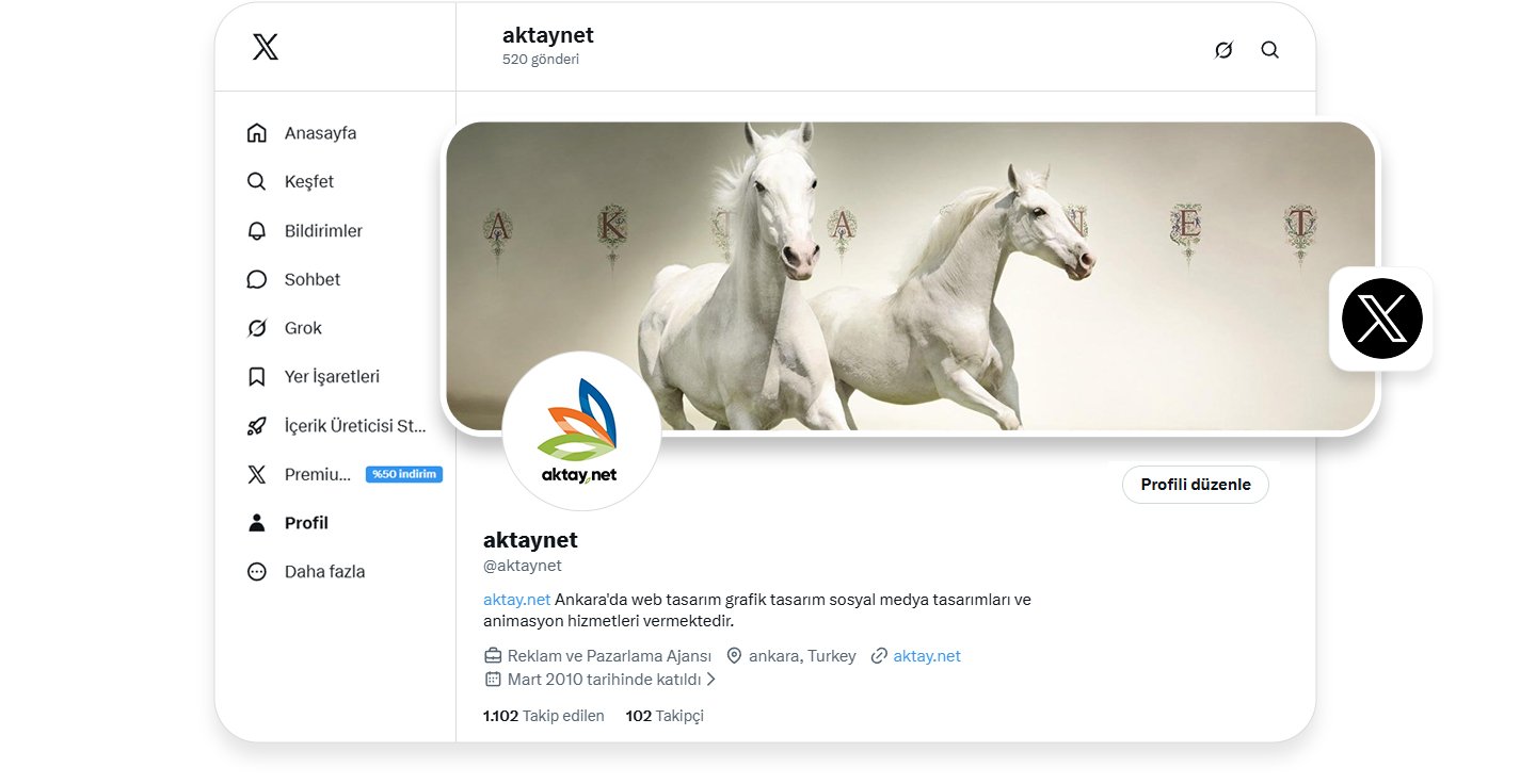 X (Twitter) Kapak Tasarımı