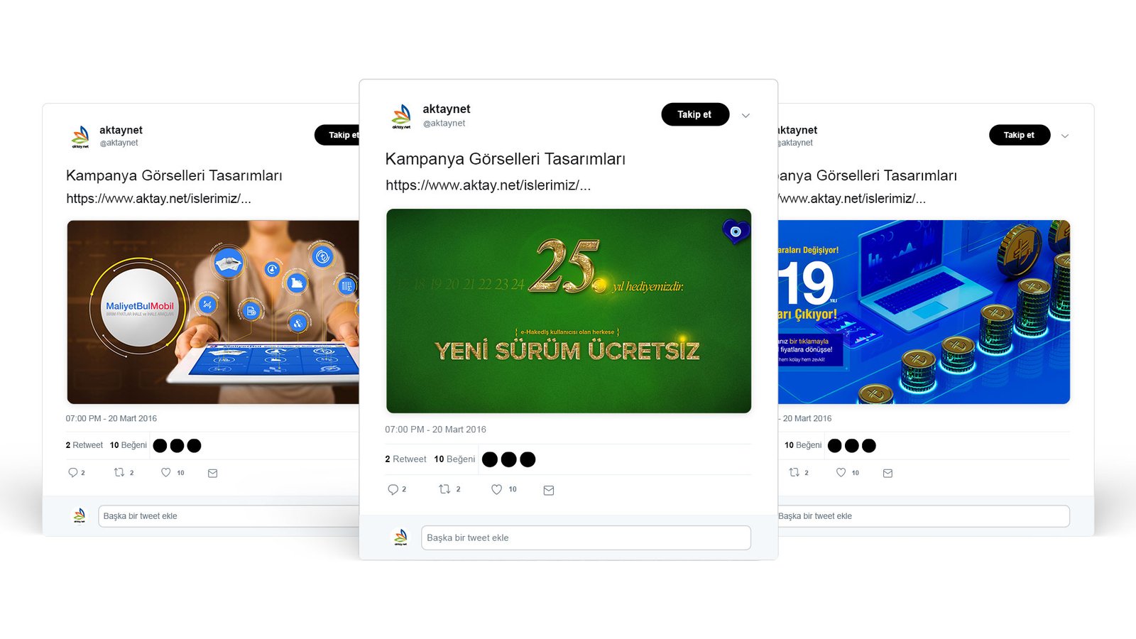 X Twitter Post Tasarımları