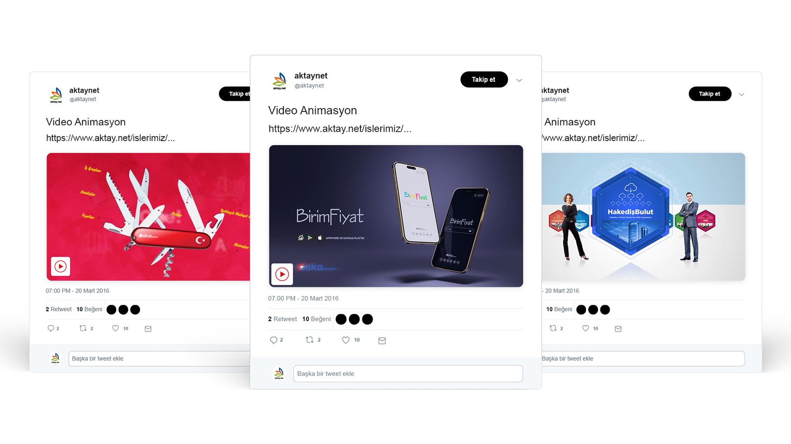 X Twitter Video Tasarımları