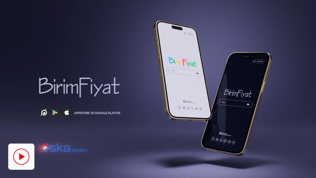 Birim Fiyatlar Mobil Uygulama Animasyonu Features