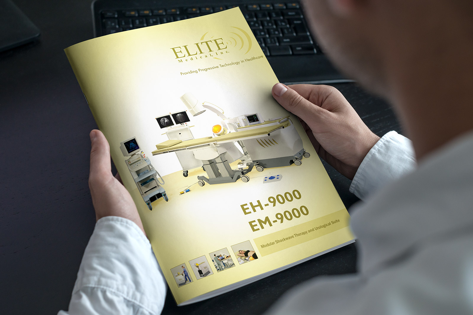 Elite Medical tıbbi cihaz kataloğu tasarımı 1