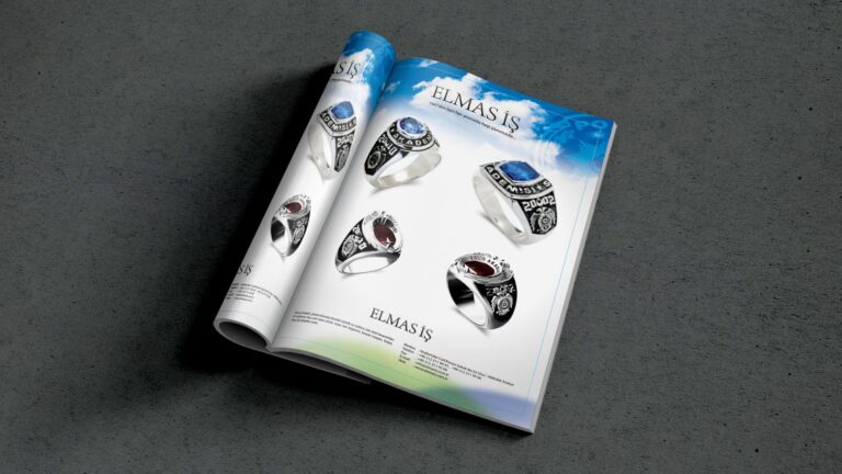 Elmas İş Dergi Reklam Sayfası Tasarımı Features