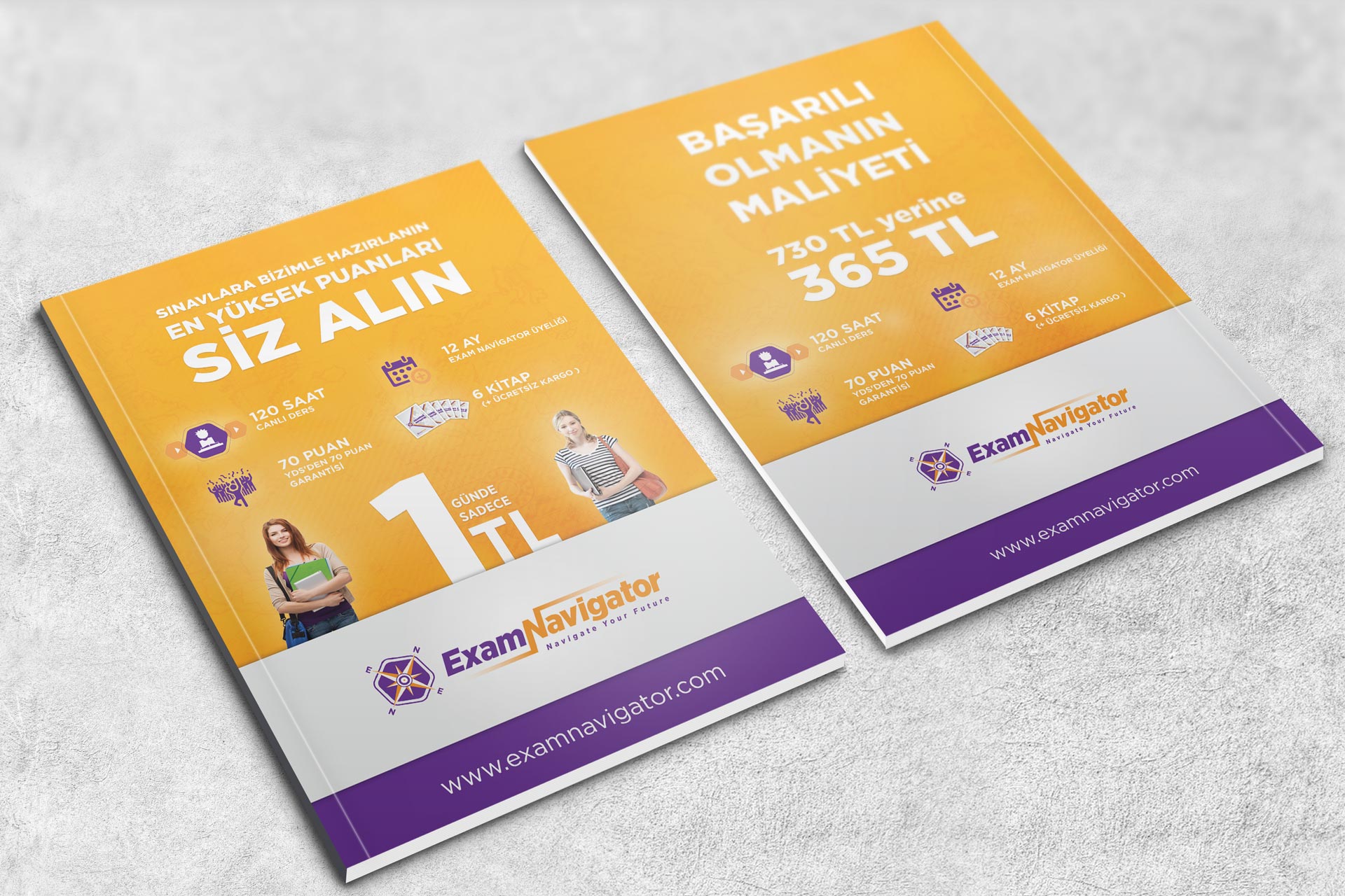 Exam Navigator Hizmet Broşür Tasarımı 01