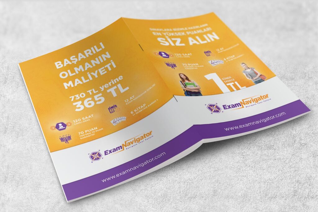 Exam Navigator Hizmet Broşür Tasarımı 02