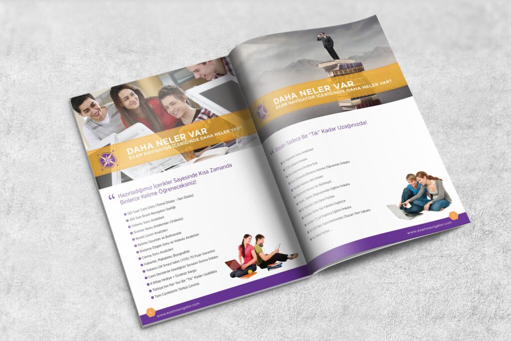 Exam Navigator Hizmet Broşür Tasarımı 05