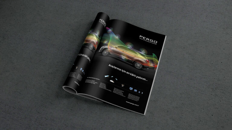 Pergo Dergi Reklamları Sayfası Tasarımı Features