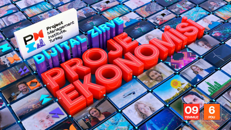 PMI Dijital Zirve Proje Ekonomisi Twitter Post Tasarımı 01