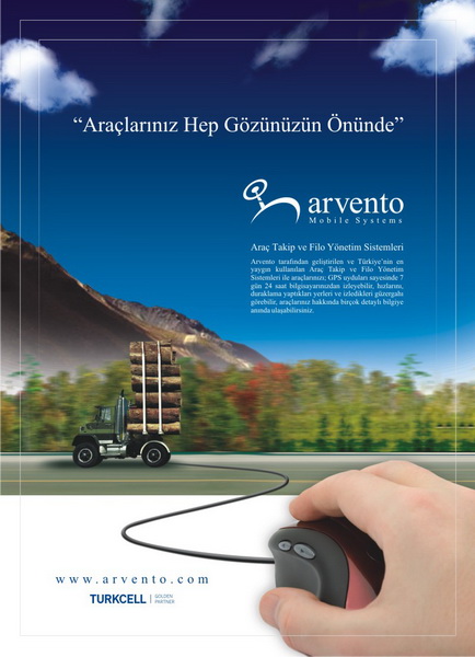 Arvento Dergi Reklam Tasarımı 01