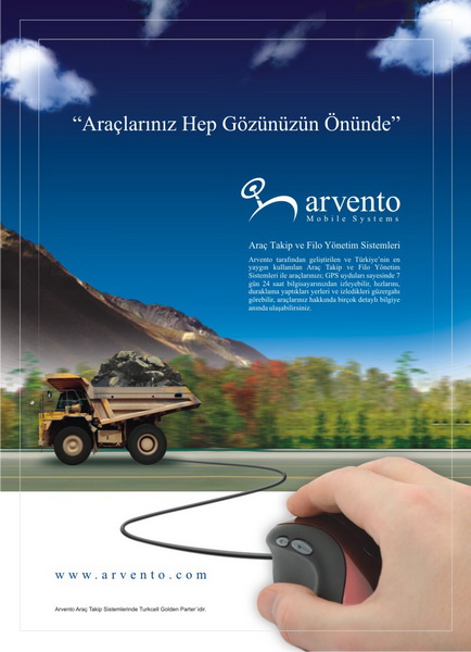 Arvento Dergi Reklam Tasarımı 02