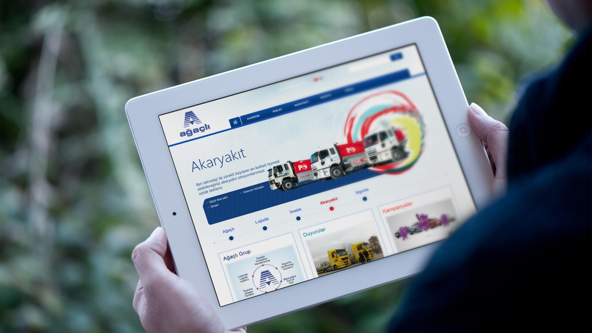 Ağaçlı Grup Kurumsal Web Sitesi Tasarımı 02