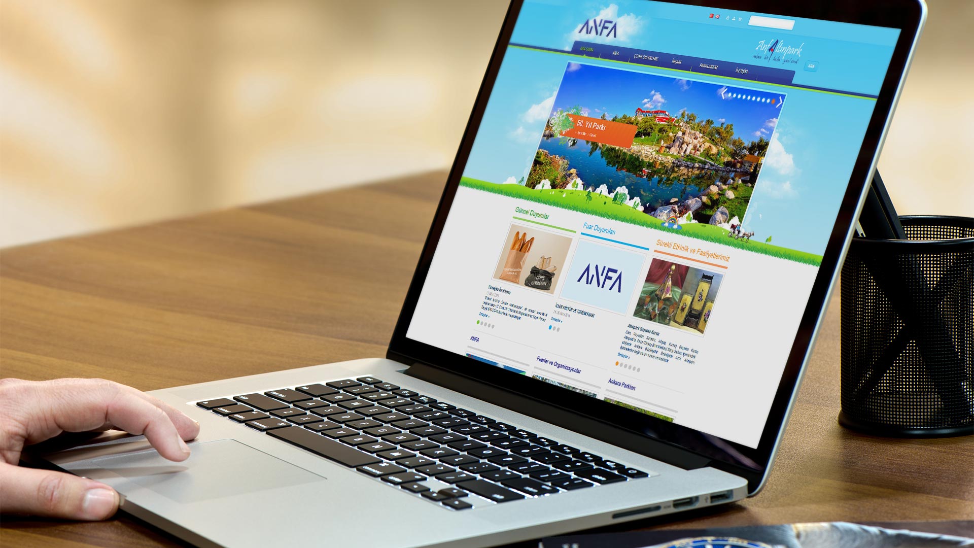 ANFA Kurumsal Web Sitesi Tasarımı 01