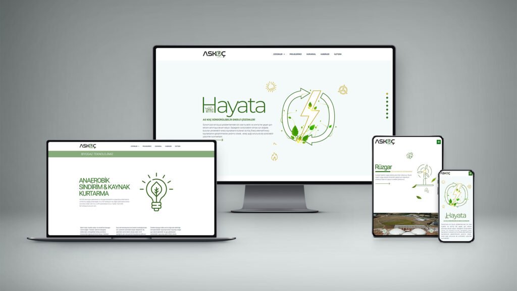 Askoç Enerji Web Sitesi Tasarımı Features Image