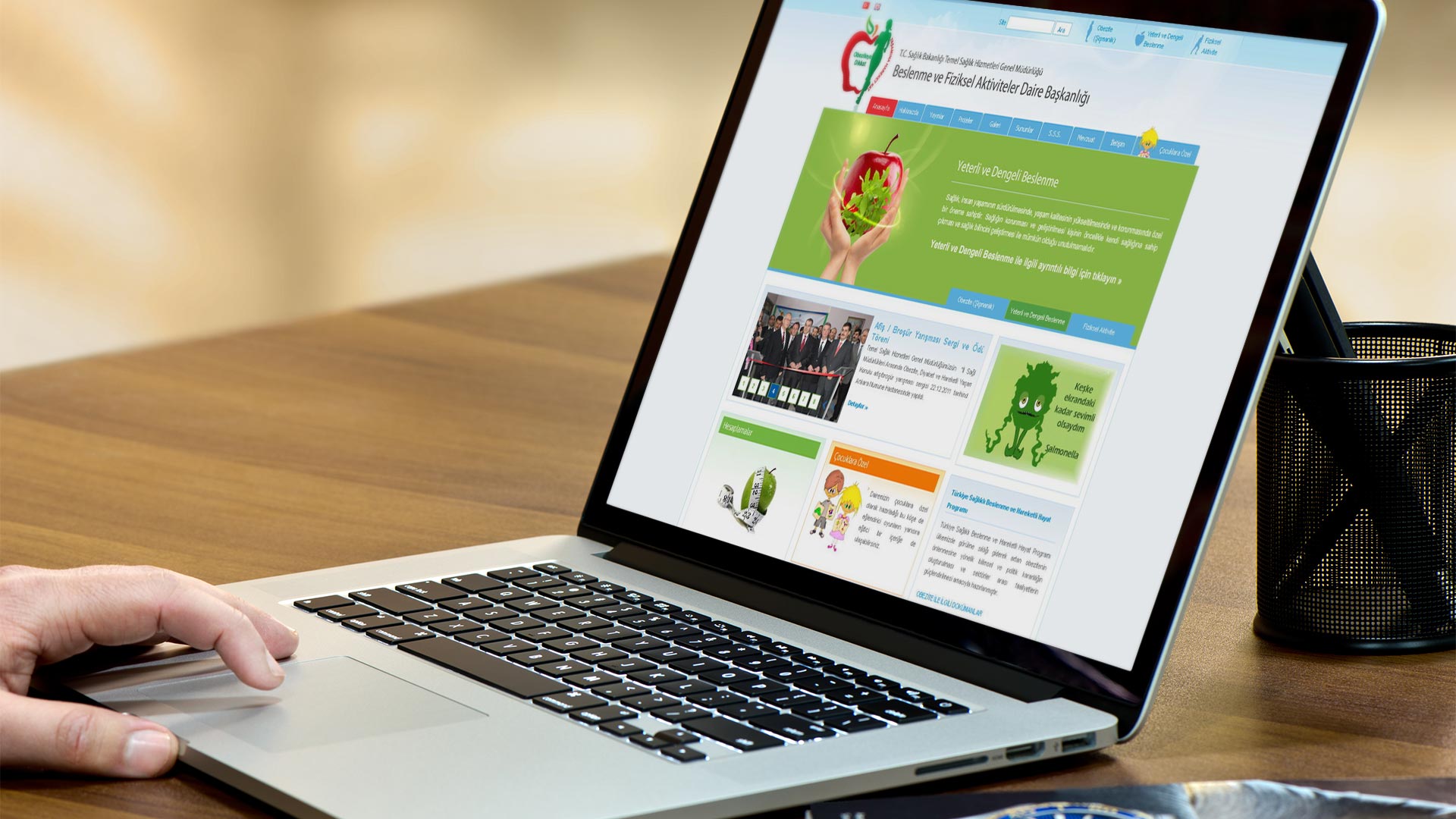 Obezite ve Diyabet Kurumsal Web Sitesi Tasarımı 01