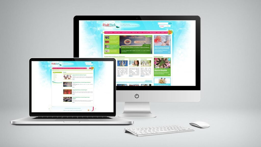 Diabturk Web Sitesi Tasarımı Features