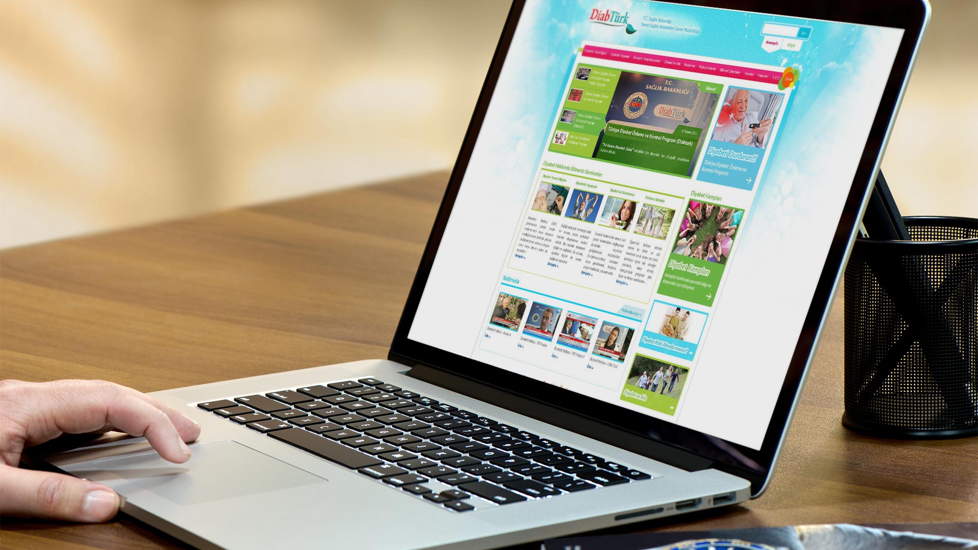 Diabturk Web Sitesi Tasarımı 01
