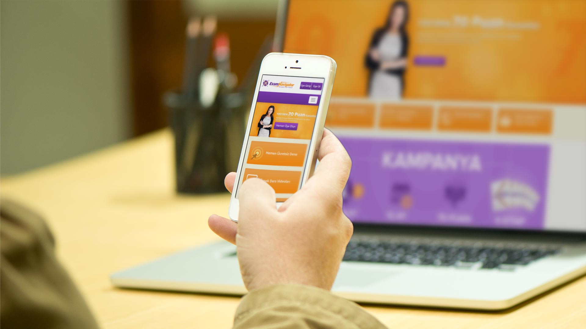 Examnavigator Responsive Web Sitesi Tasarımı 01