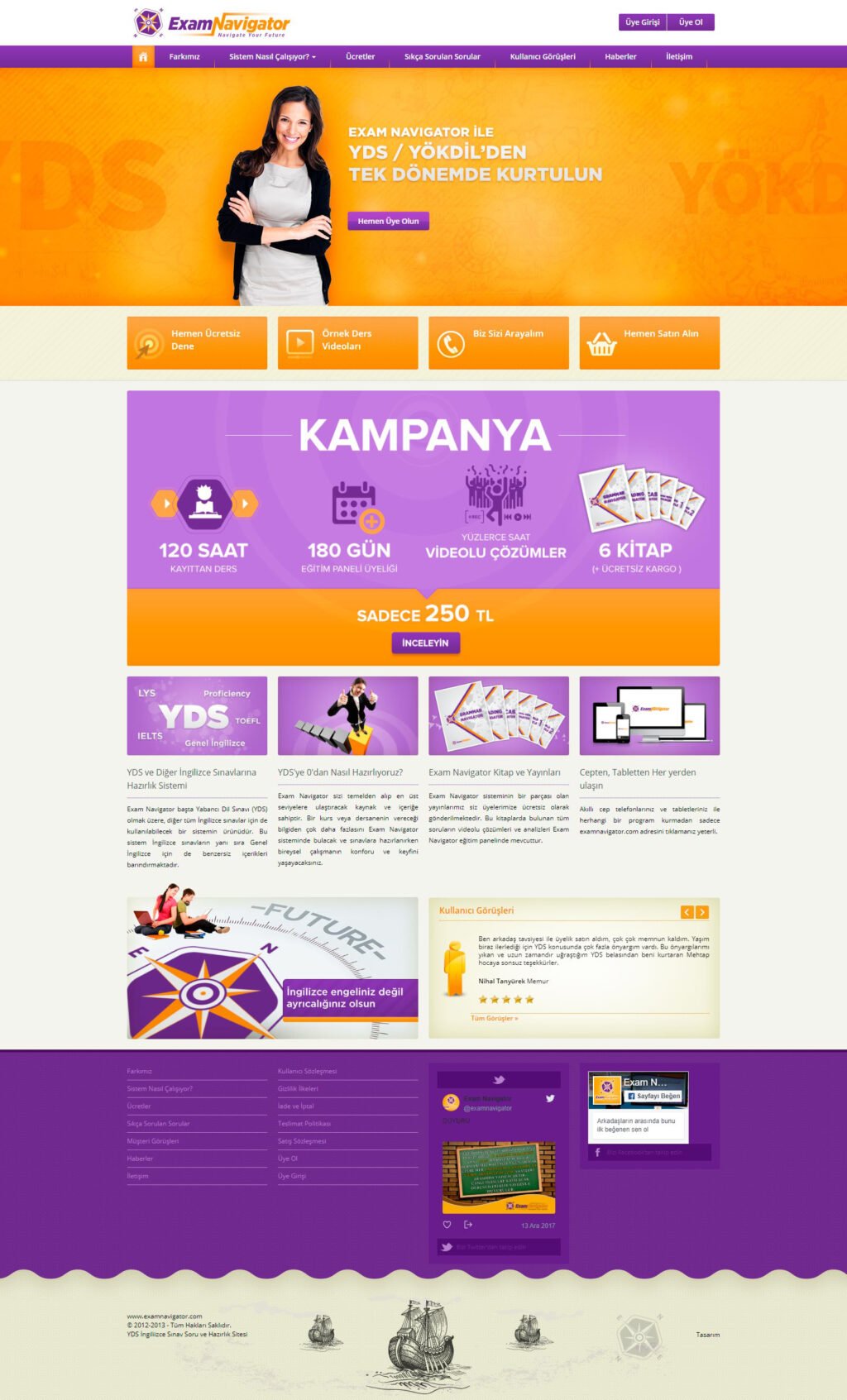 Examnavigator Responsive Web Sitesi Tasarımı 05