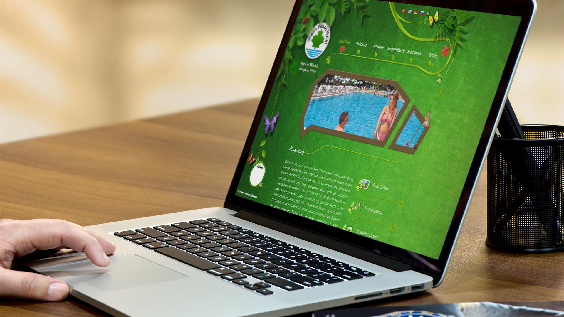 Green Peace Hotel Web Sitesi Tasarımı 01