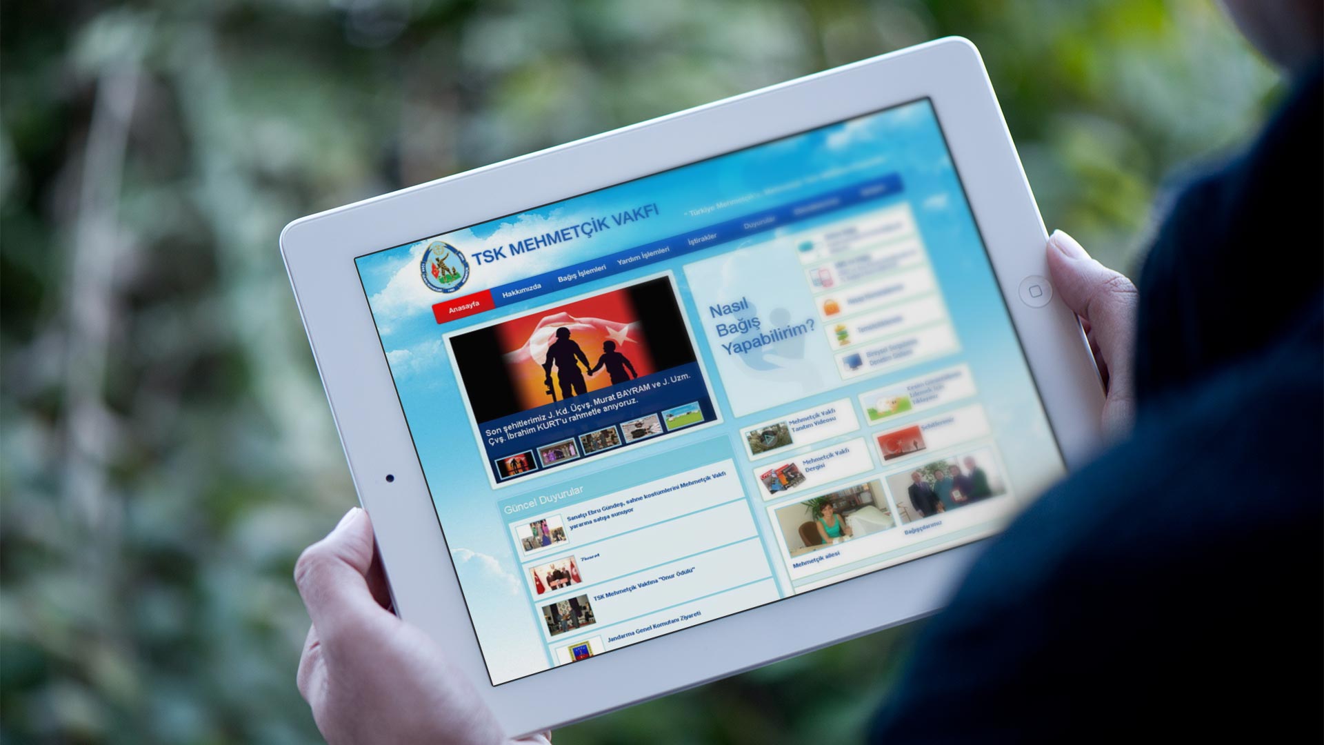 Mehmetçik Vakfı Web Sitesi Tasarımı 02
