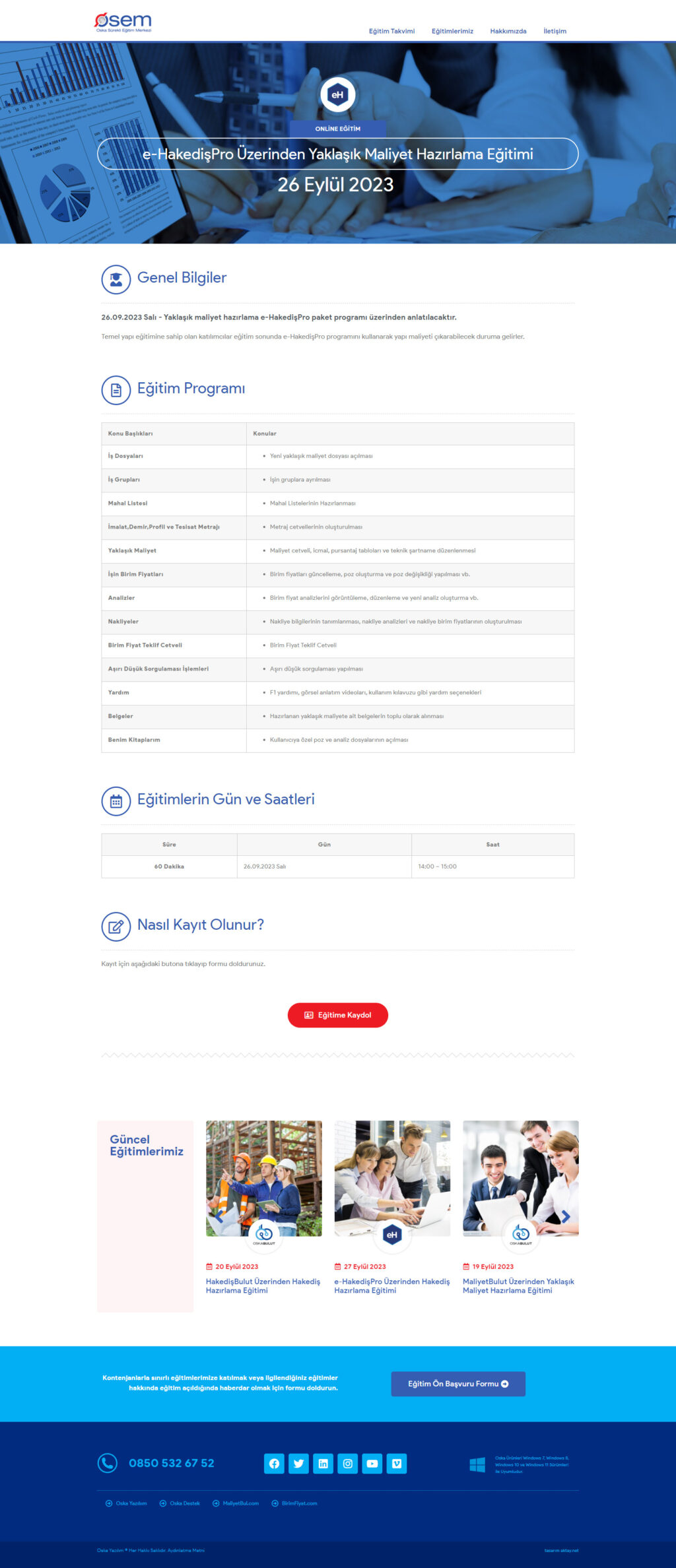 OSEM Web Sayfası Tasarımı 09
