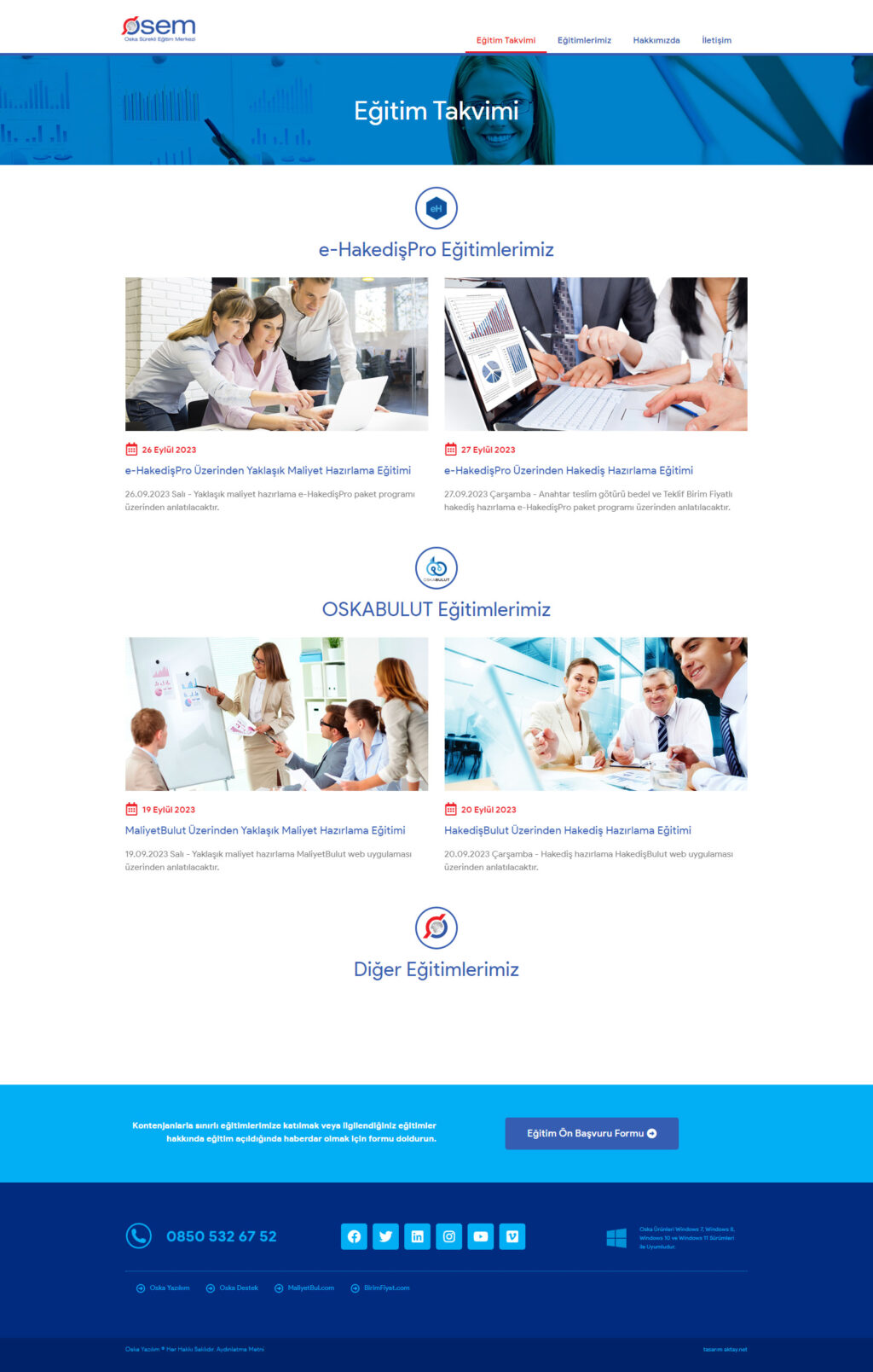 OSEM Web Sayfası Tasarımı 10