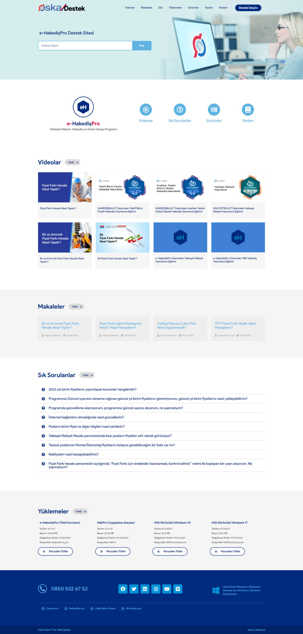 Oska Destek Web Sitesi Tasarımı 05