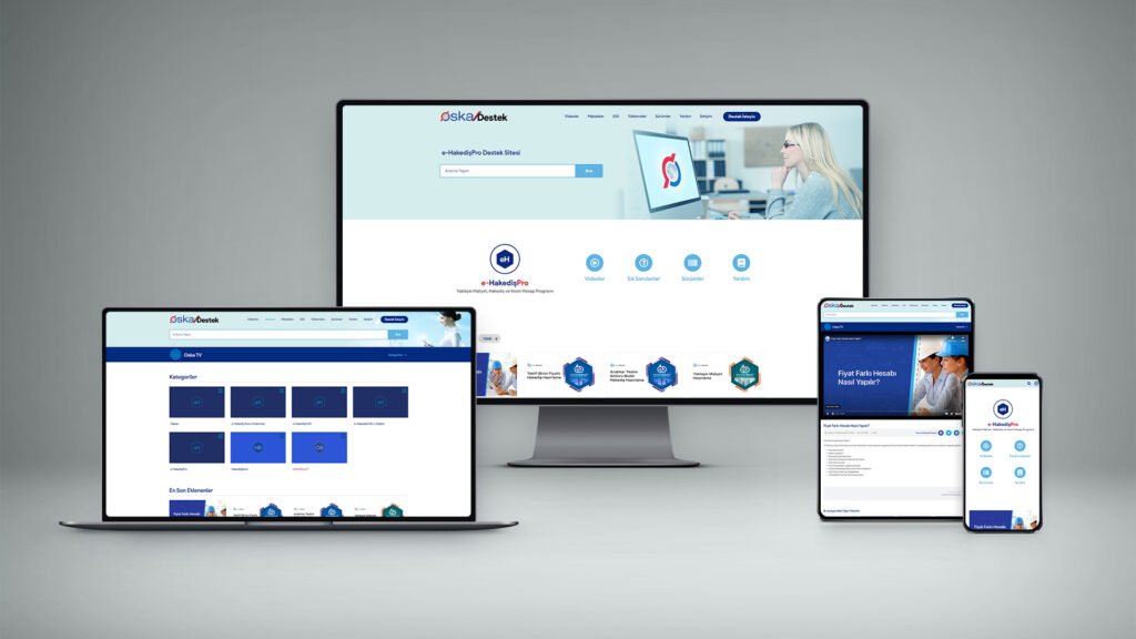Oska Destek Web Sitesi Tasarımı Features Images