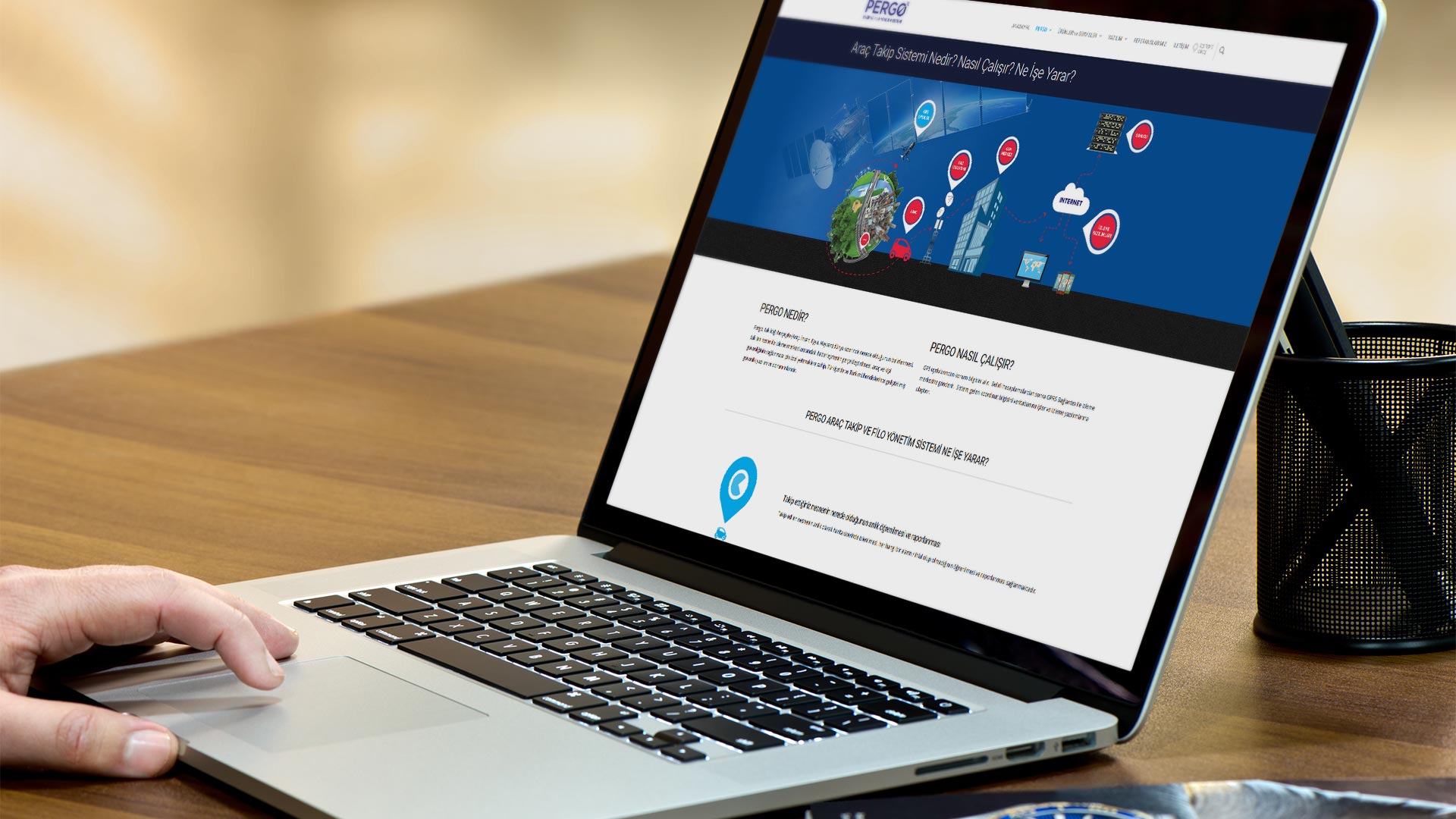 Pergo Araç Takip Web Sitesi Tasarımı 02