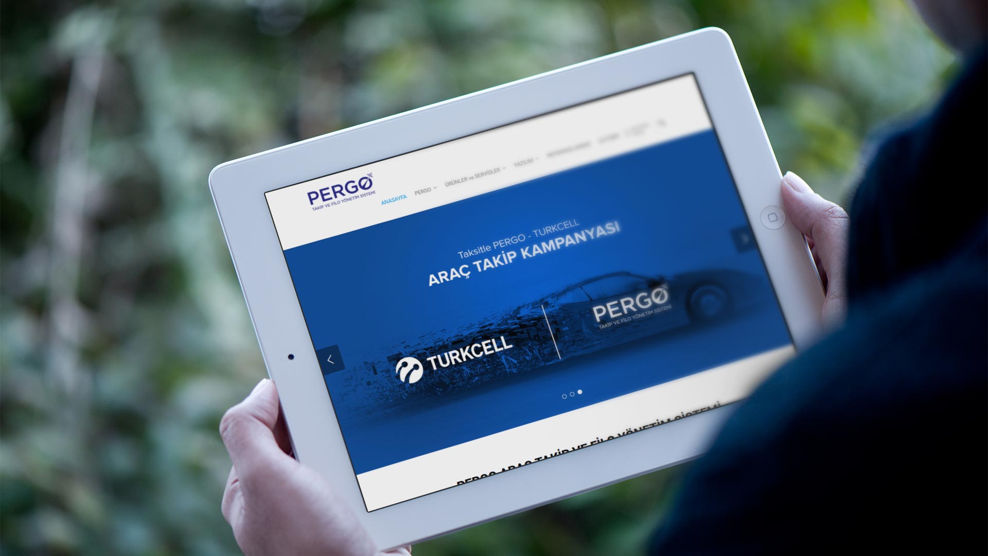 Pergo Araç Takip Web Sitesi Tasarımı 03