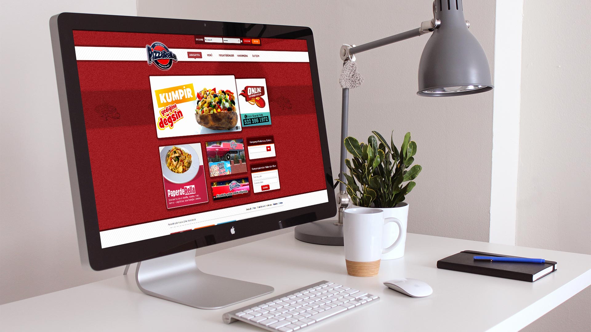 Pizzarilla Restoran Web Sayfası Tasarımı 03