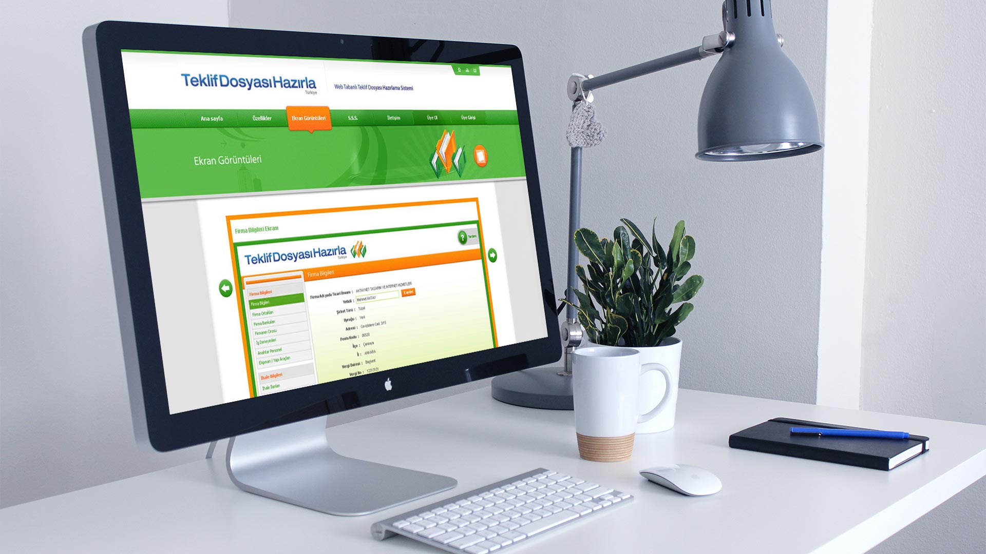 Teklif Dosyası Hazırla Web Uygulaması Arayüz Tasarımı 03