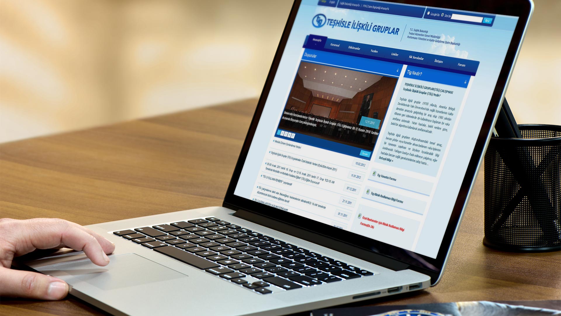 TİG Web Sitesi Tasarımı 01