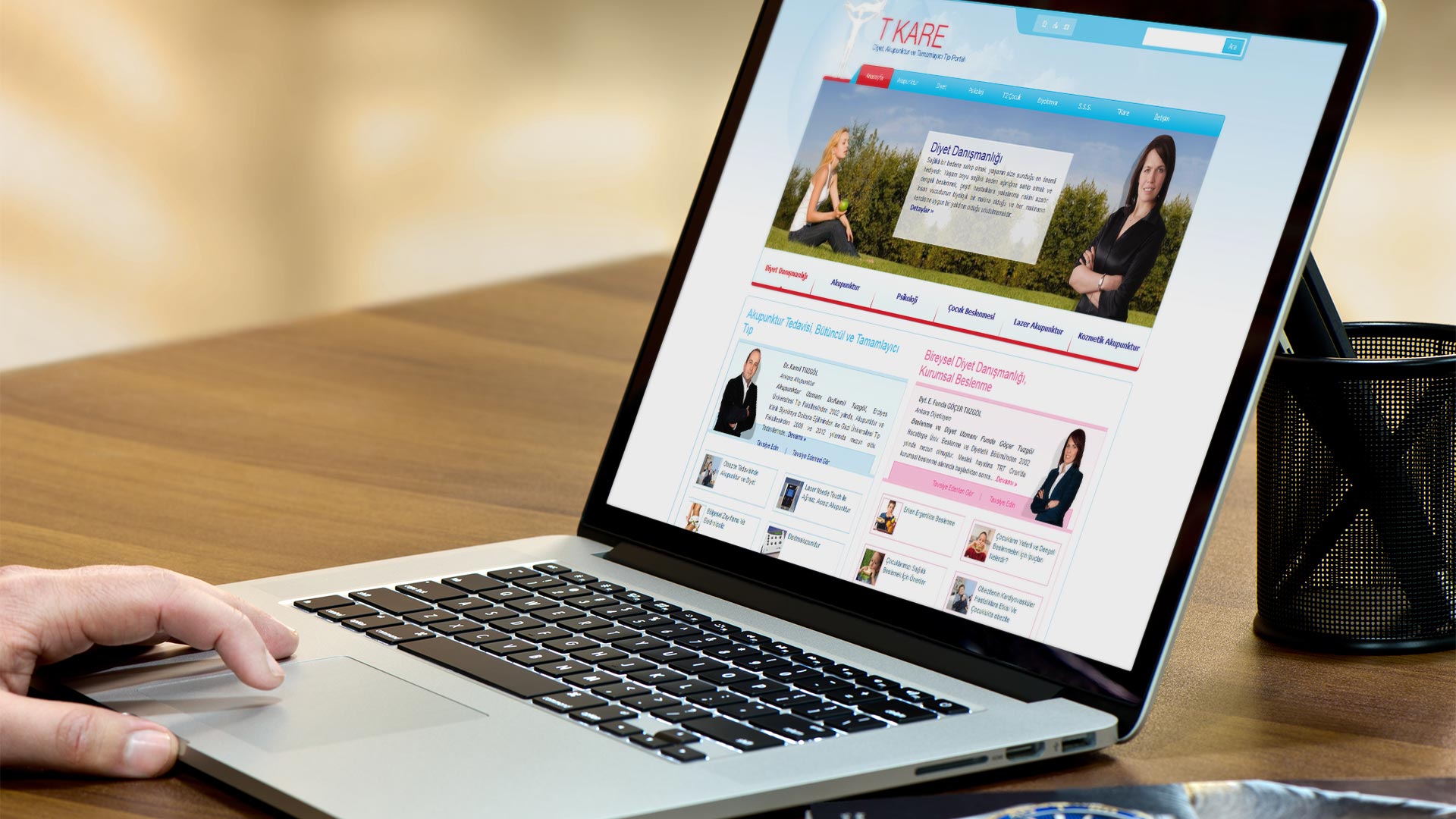 TKare Diyetisyen Web Sitesi Tasarımı 01