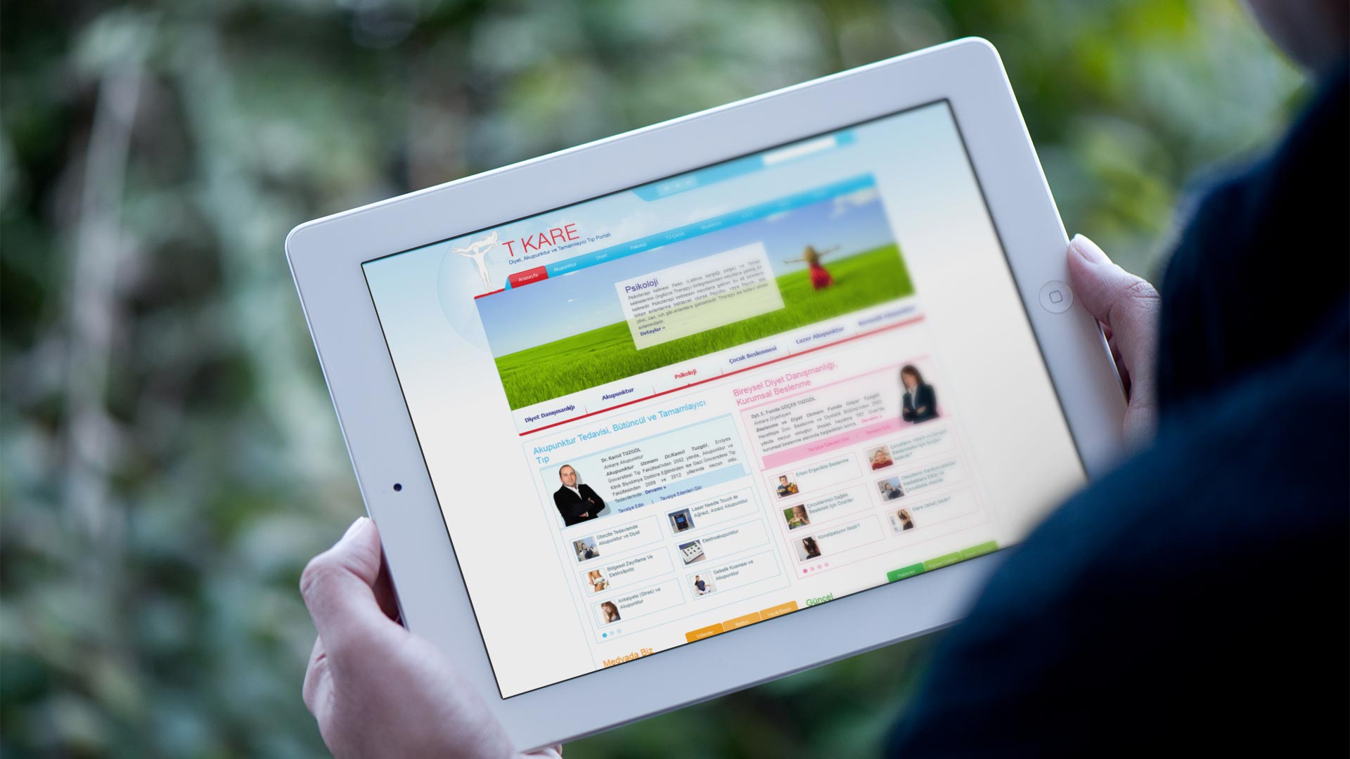 TKare Diyetisyen Web Sitesi Tasarımı 02