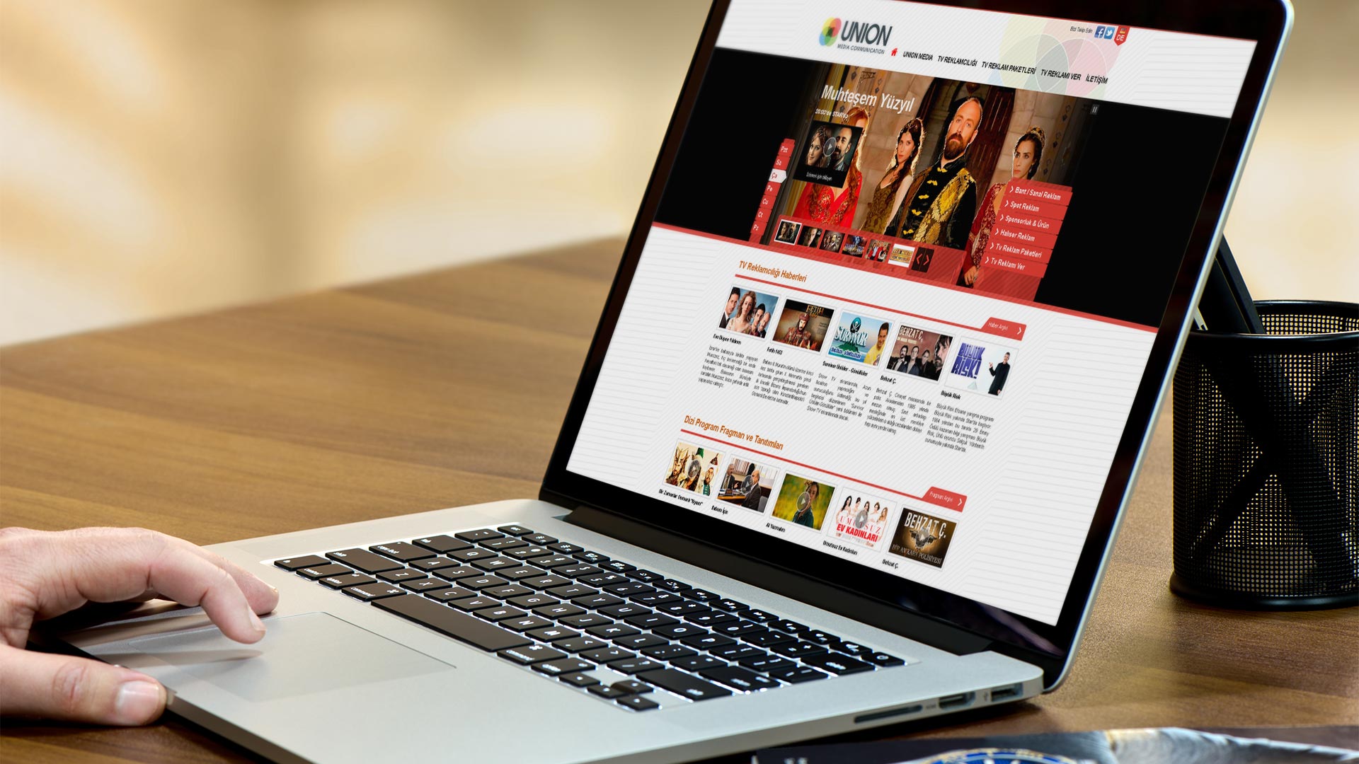 Union Media Web Sitesi Tasarımı 01