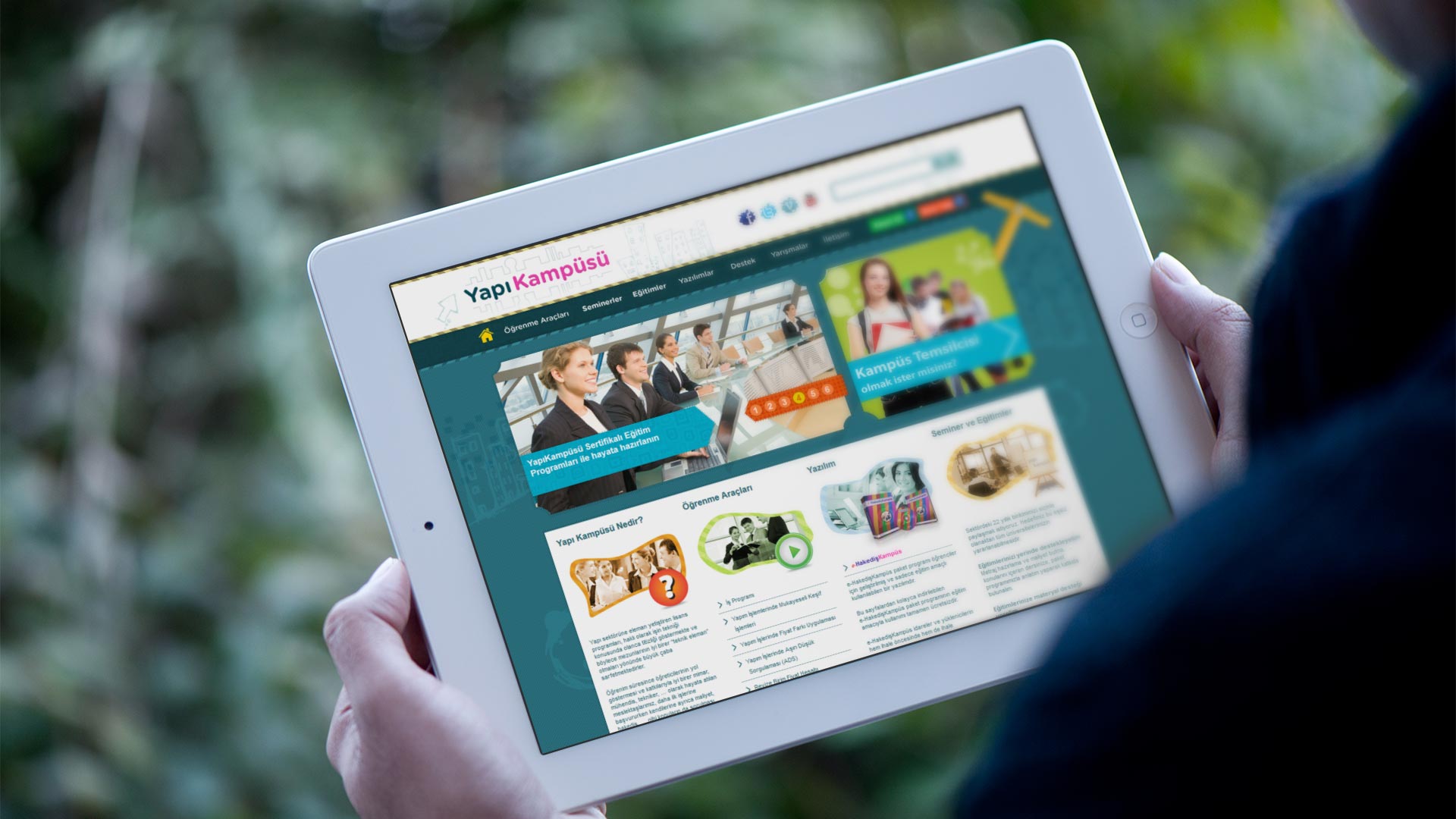 Yapı Kampusu Web Sitesi Tasarımı 02